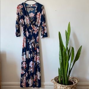 Pink Blush Floral Dress